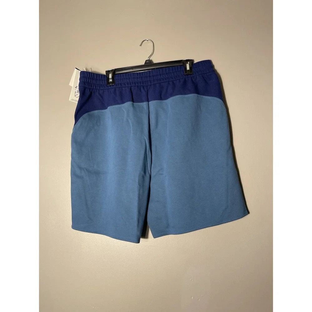 Adidas Men's New York Red Bulls Player Travel Soccer Shorts Blue Size XL New